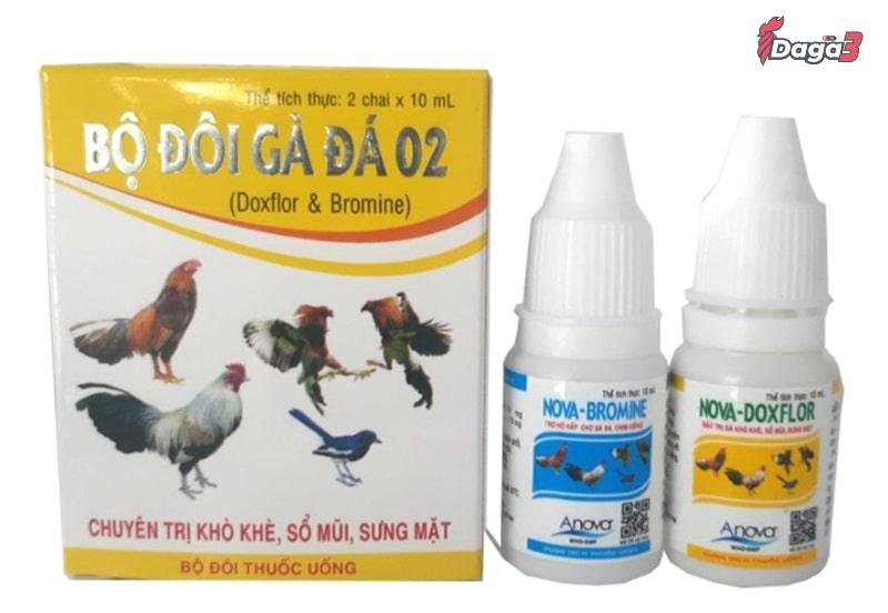 Một số loại thuốc nhỏ gà đá phổ biến trên thị trường Việt Nam